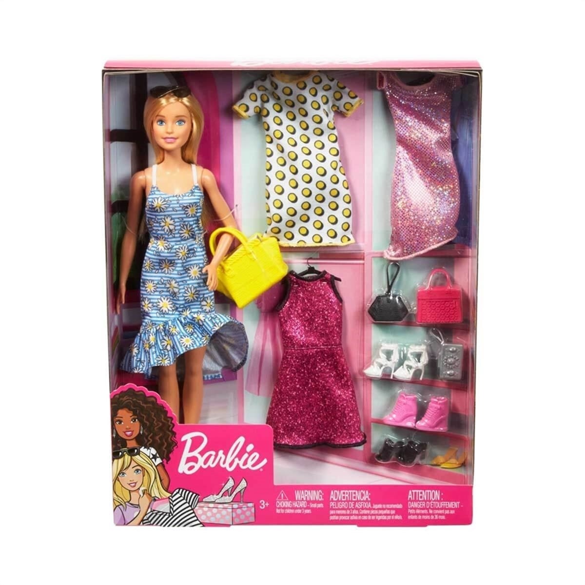 Barbie'nin Kıyafet Kombinleri Oyun Seti GDJ40 Yeni