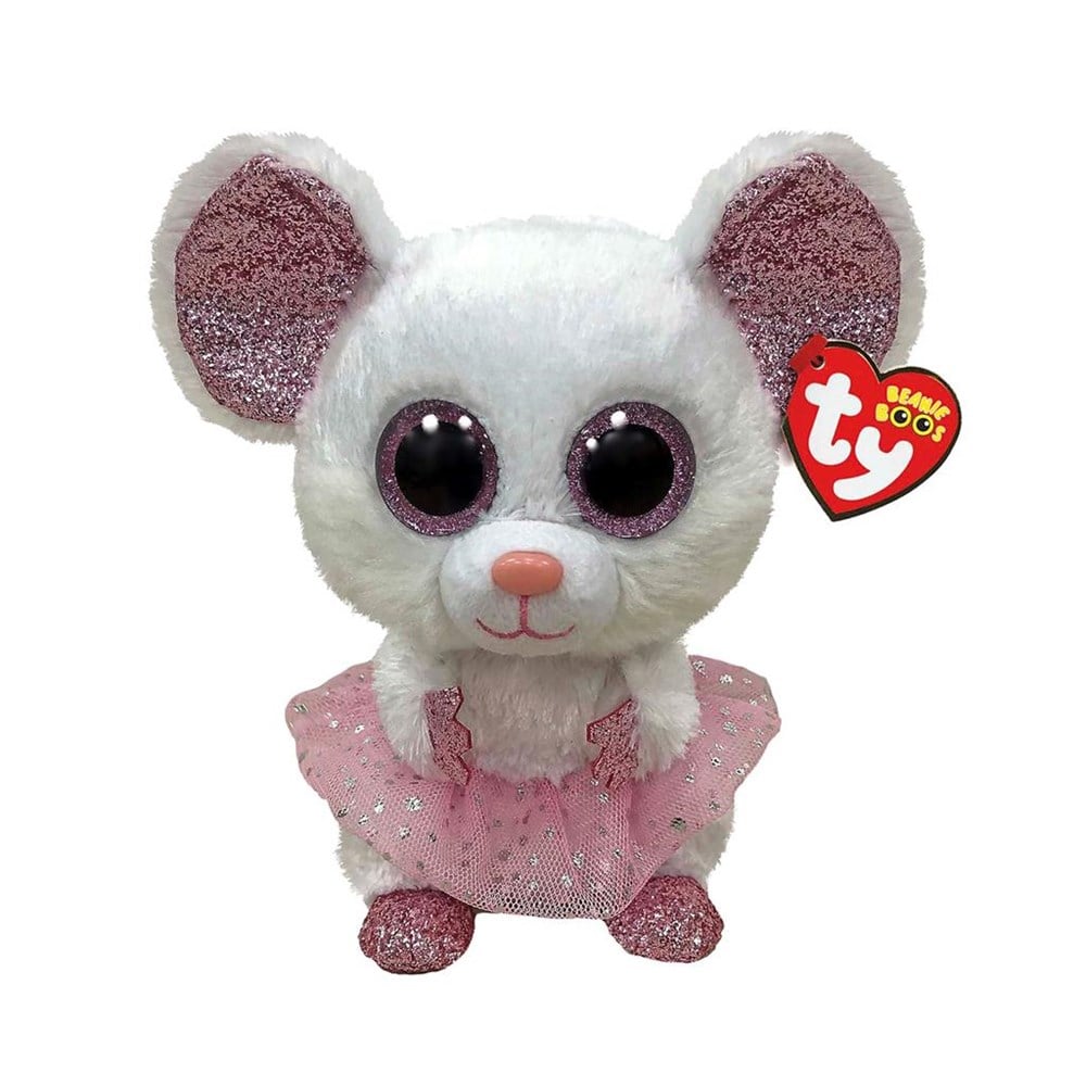 Beanie Boo Nina Balerin Beyaz Fare 24 cm. 36488