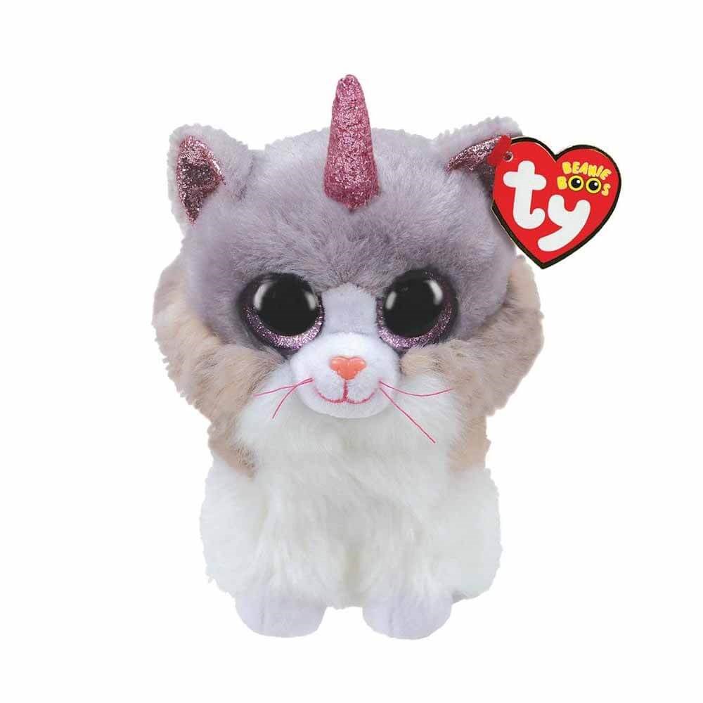 Beanie Boos Asher Boynuzlu Kedi 15 cm 36306