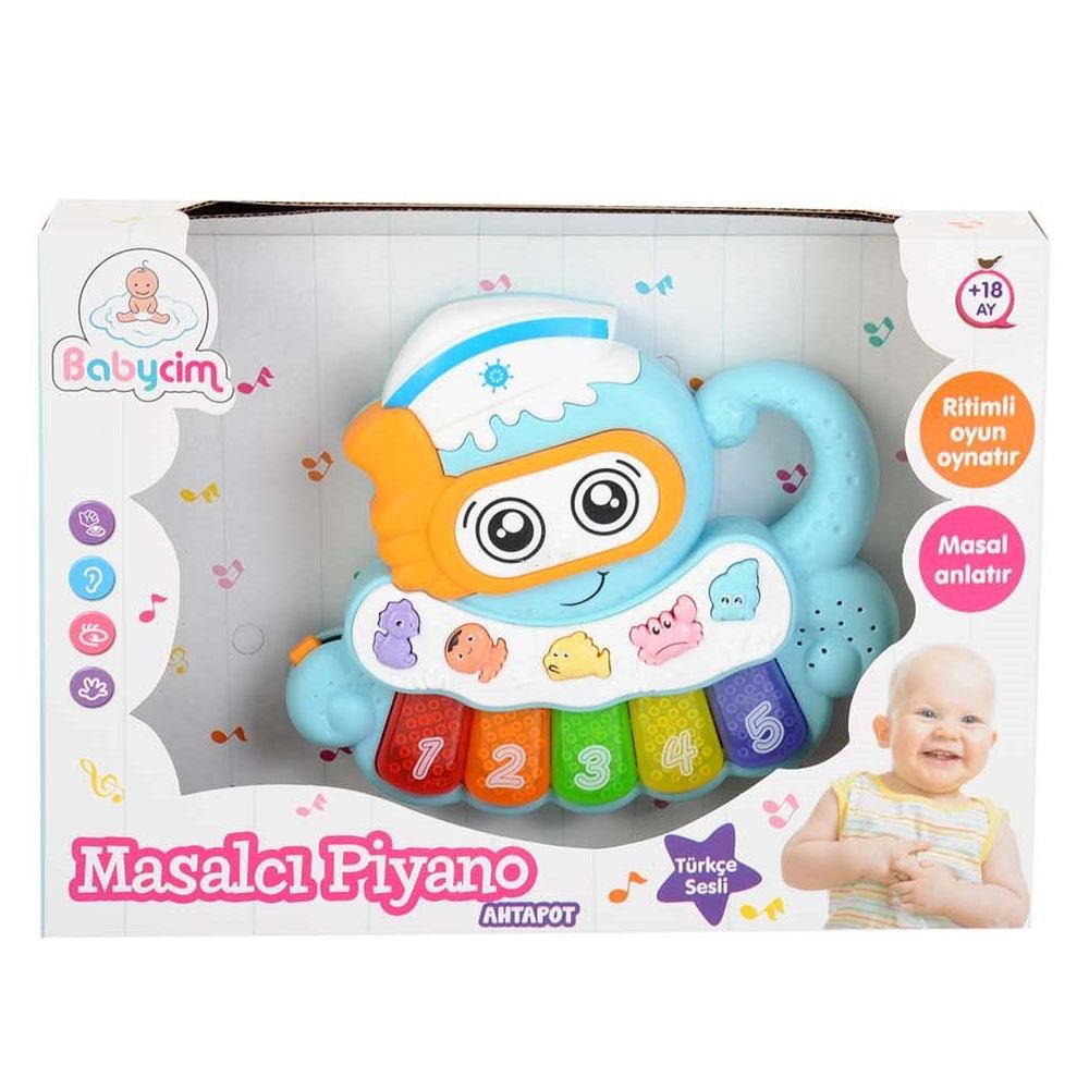 Birlik Oyuncak Babycim Masalcı Piyano Ahtapot 855-30A-24