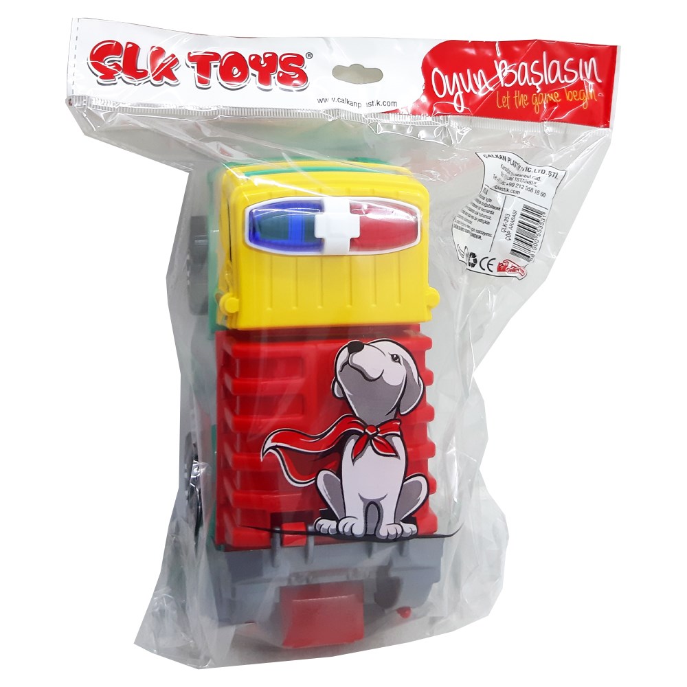 Çalkan Oyuncak Çöp Kamyonu Arabası 18 Cm CLK-353