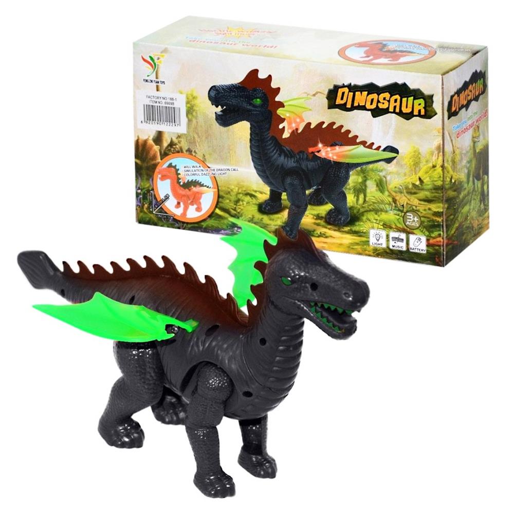 Can Oyuncak Pilli Yürüyen Dinazor 25 Cm 6909