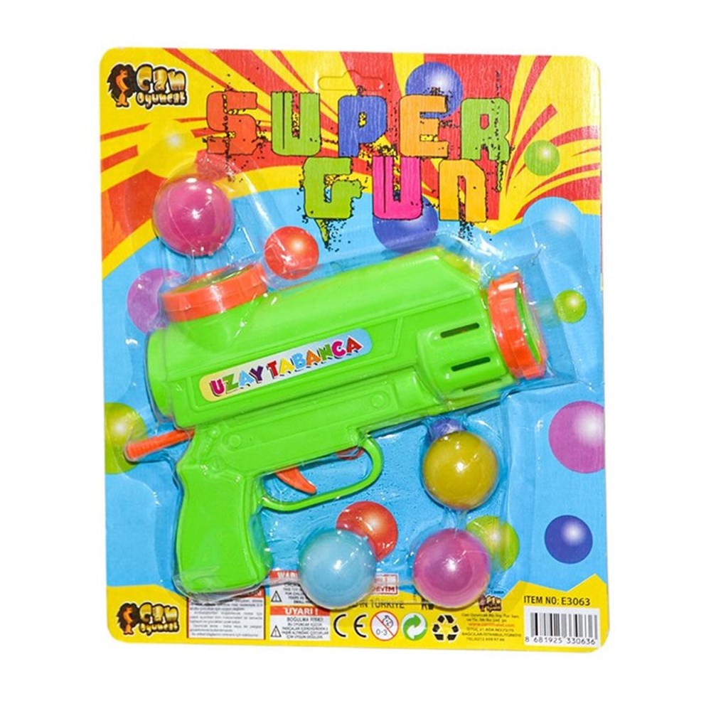 Can Toys Kartela Küçük Top Atan Tabanca E3063