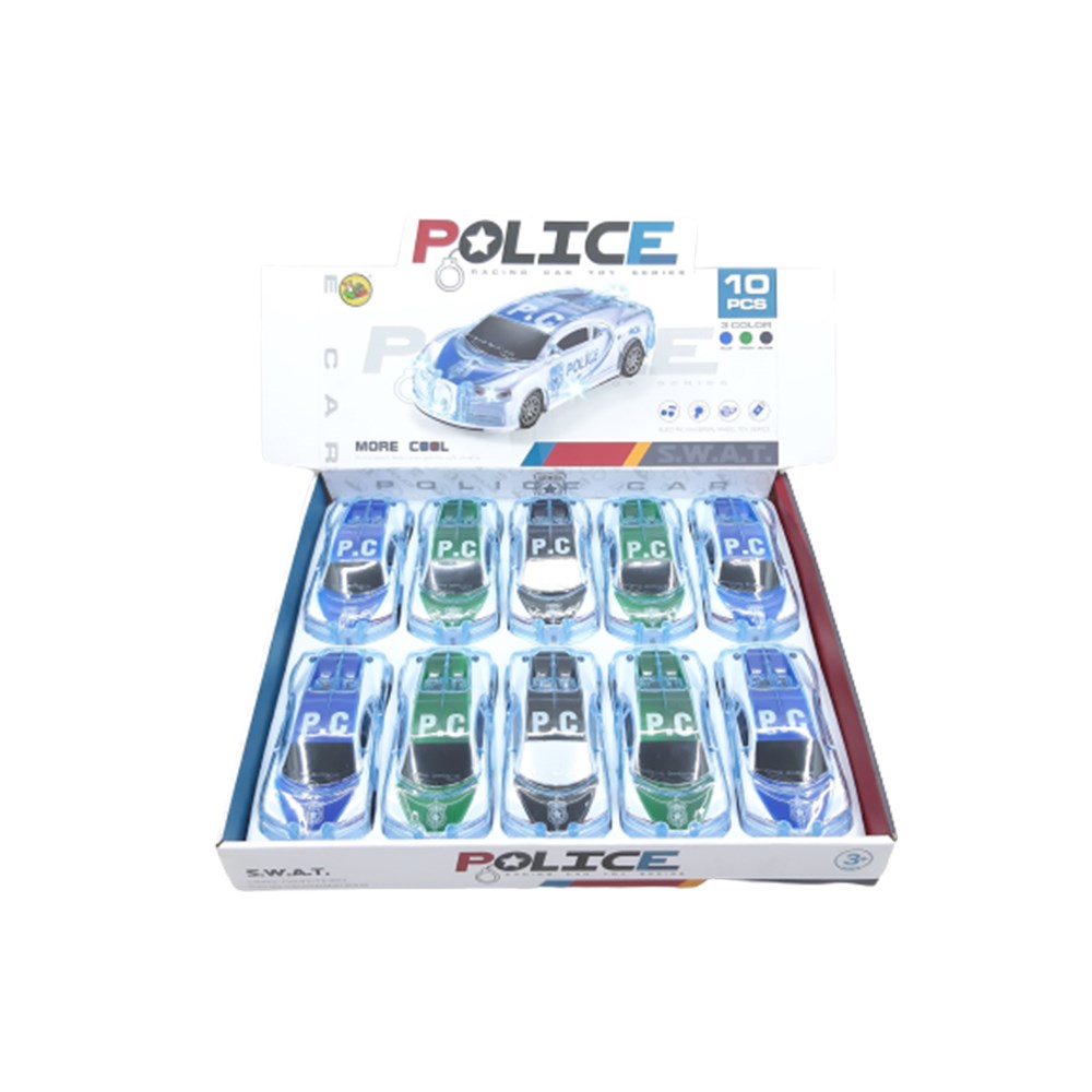 Can Toys Pilli Polis araba 10 lu Kutu