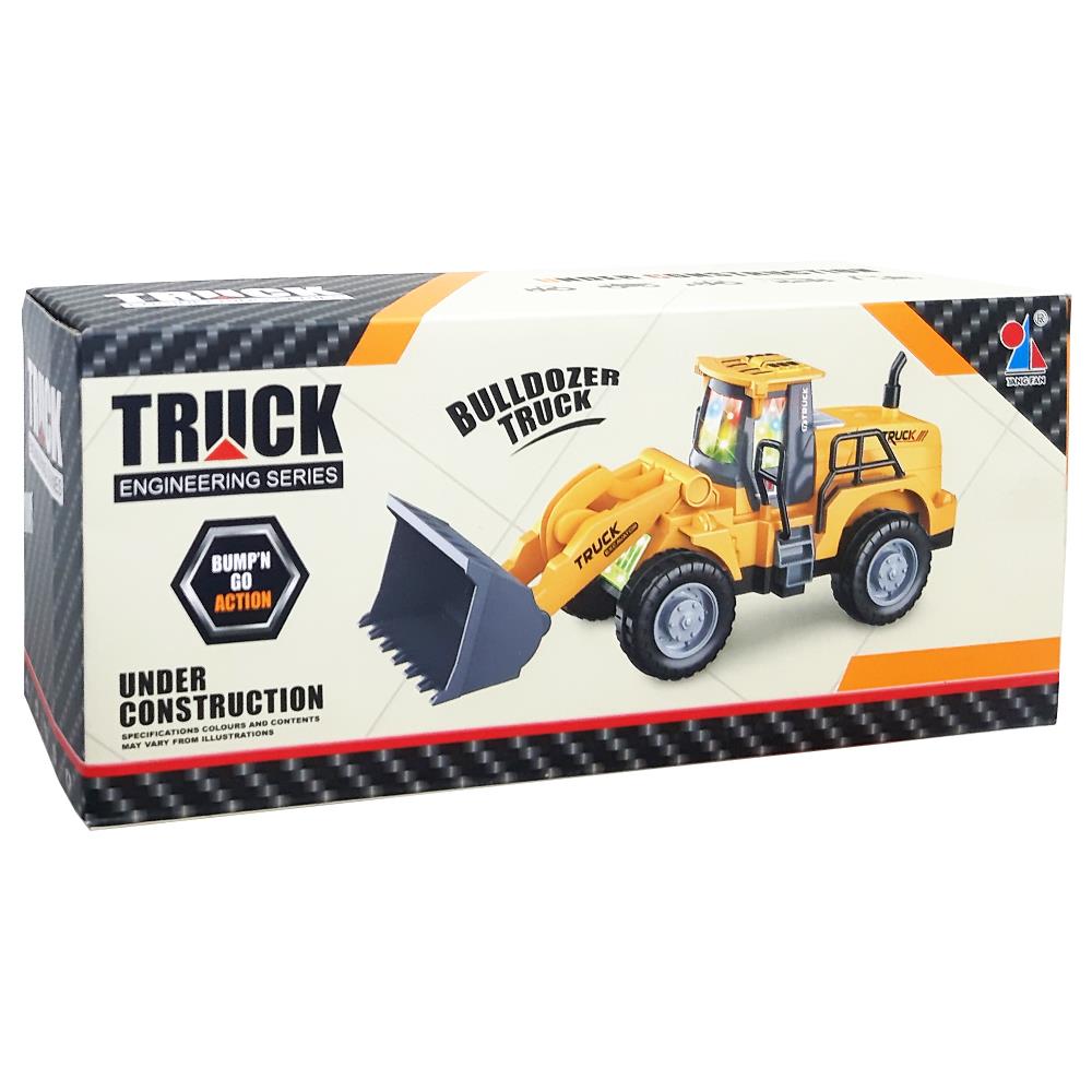 Canali Oyuncak Pilli Işıklı Buldozer Çarp Dön YF3201A