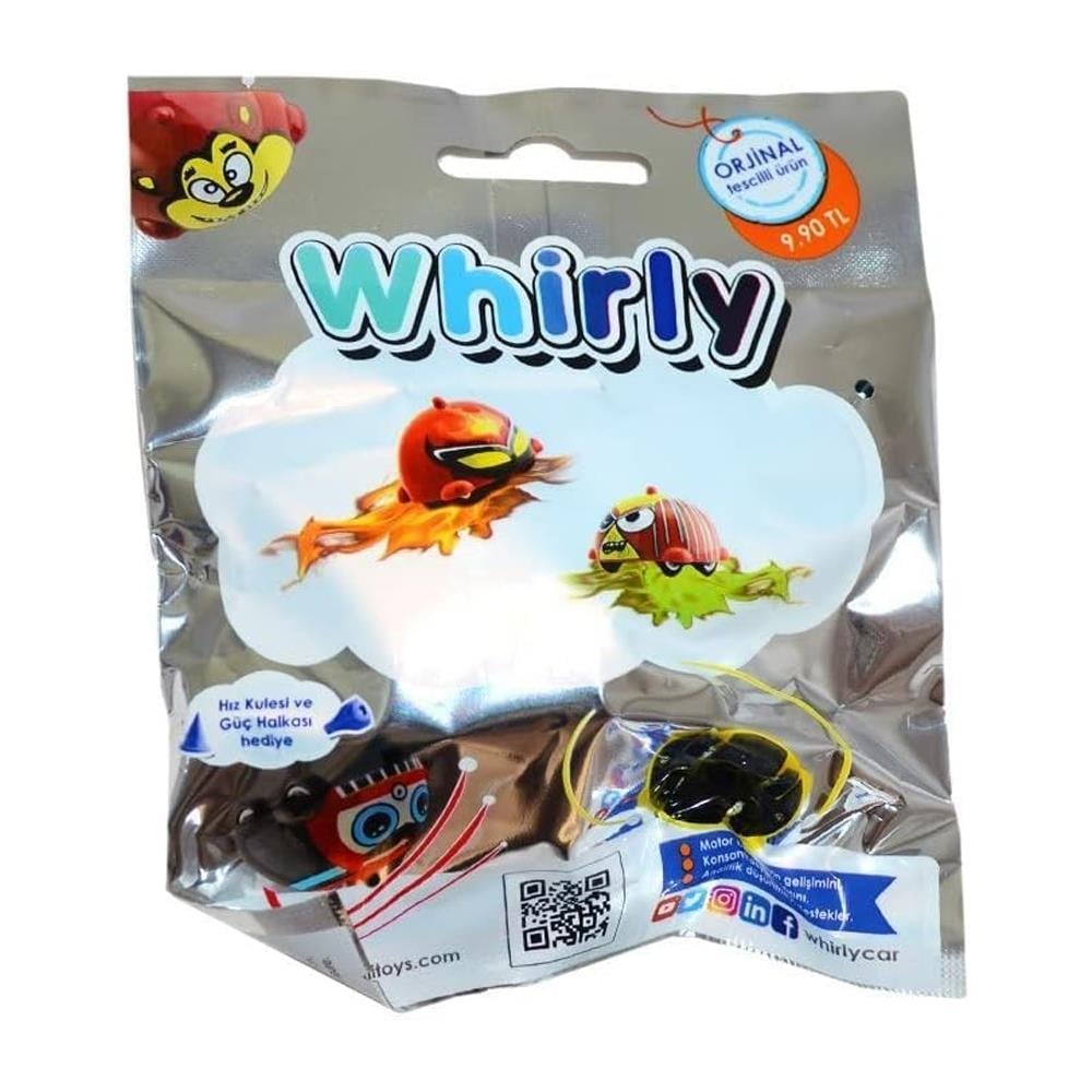 Canali Oyuncak Whirly Topaç Gibi Dönen Üst Üste Konulup Döndürülebilen Karakterli Arabalar Sürpriz Paket BB080S