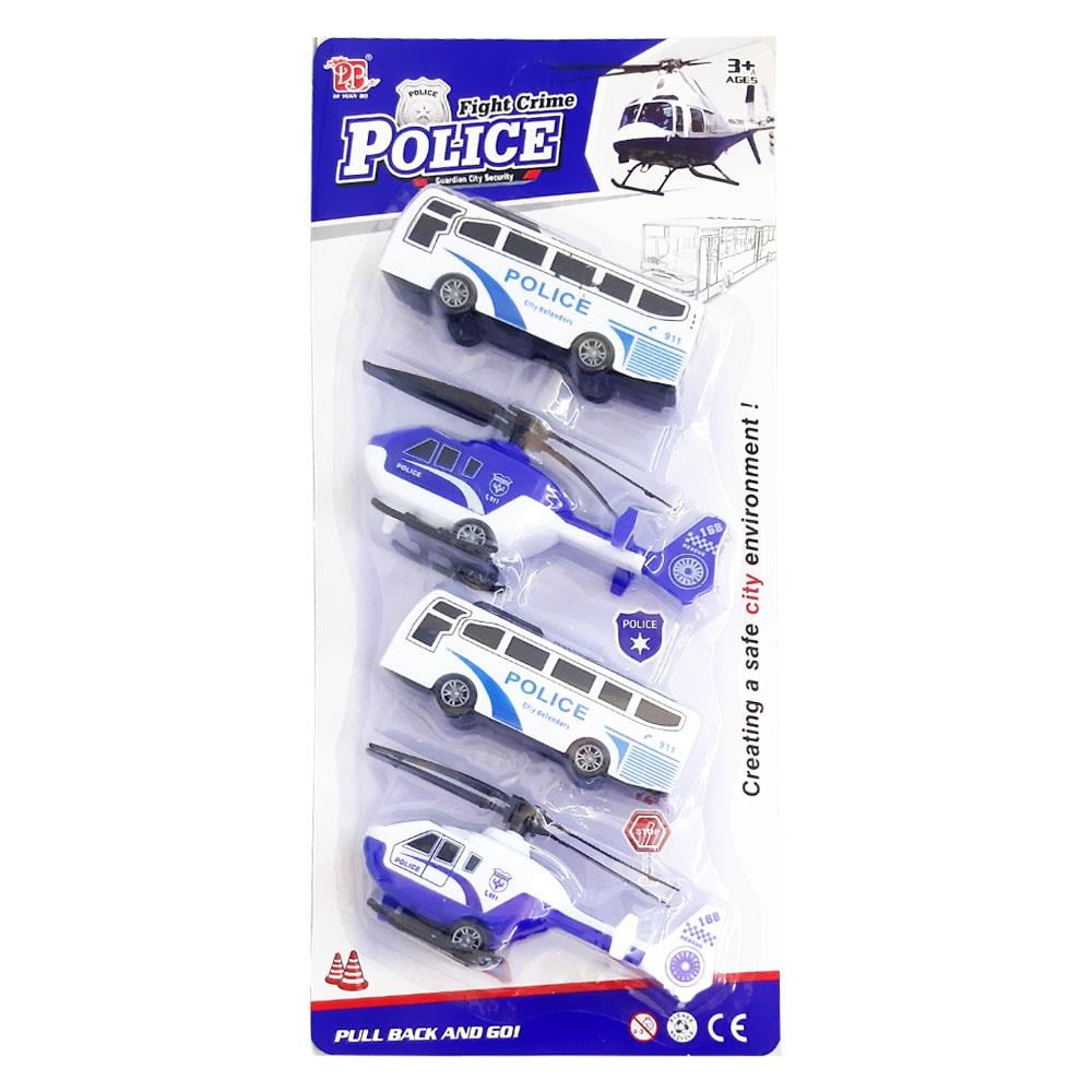 Canem Oyuncak Çekbırak Polis Araçları DYB168-206B