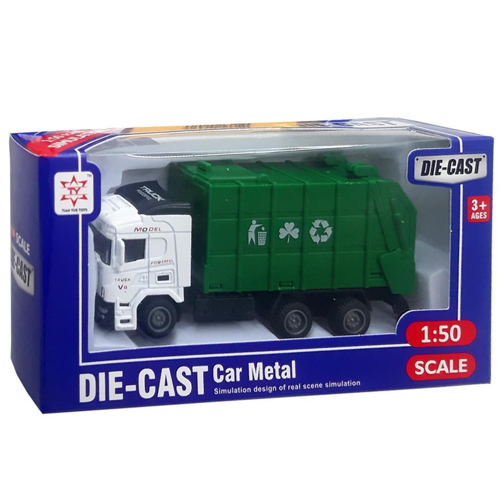 Canem Oyuncak Metal Çekbırak Çöp Kargo Tanker Kamyon 4103
