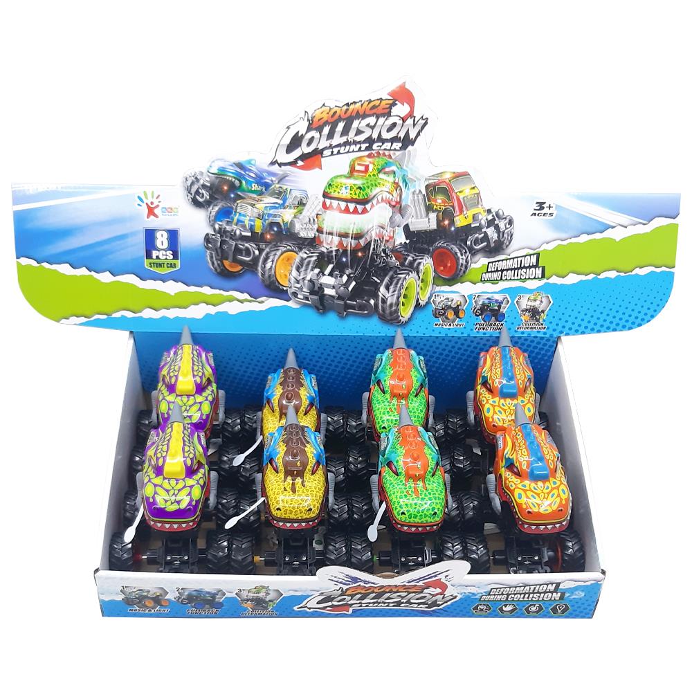 Canem Oyuncak Sürtmeli Sesli Işıklı Dinazor Araba 2021-03A