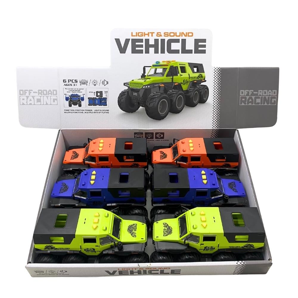 Canem Oyuncak Sürtmeli Sesli Müzikli Off Road Aracı YM-9902F