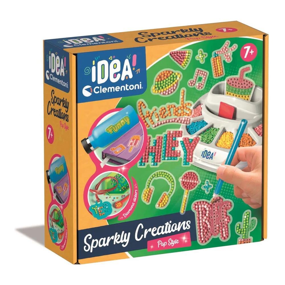 Clementoni Idea Işıltılı Tasarım Seti Pop Stili 18