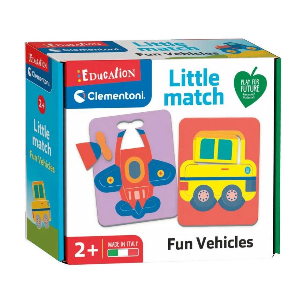 Clementoni Little Match Eğlenceli Araçlar +2 yaş 16718TR