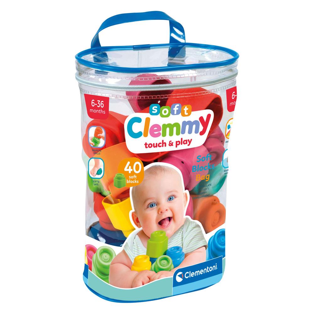 Clementoni Soft Clemmy Blok Çantası 40 Parça 17878