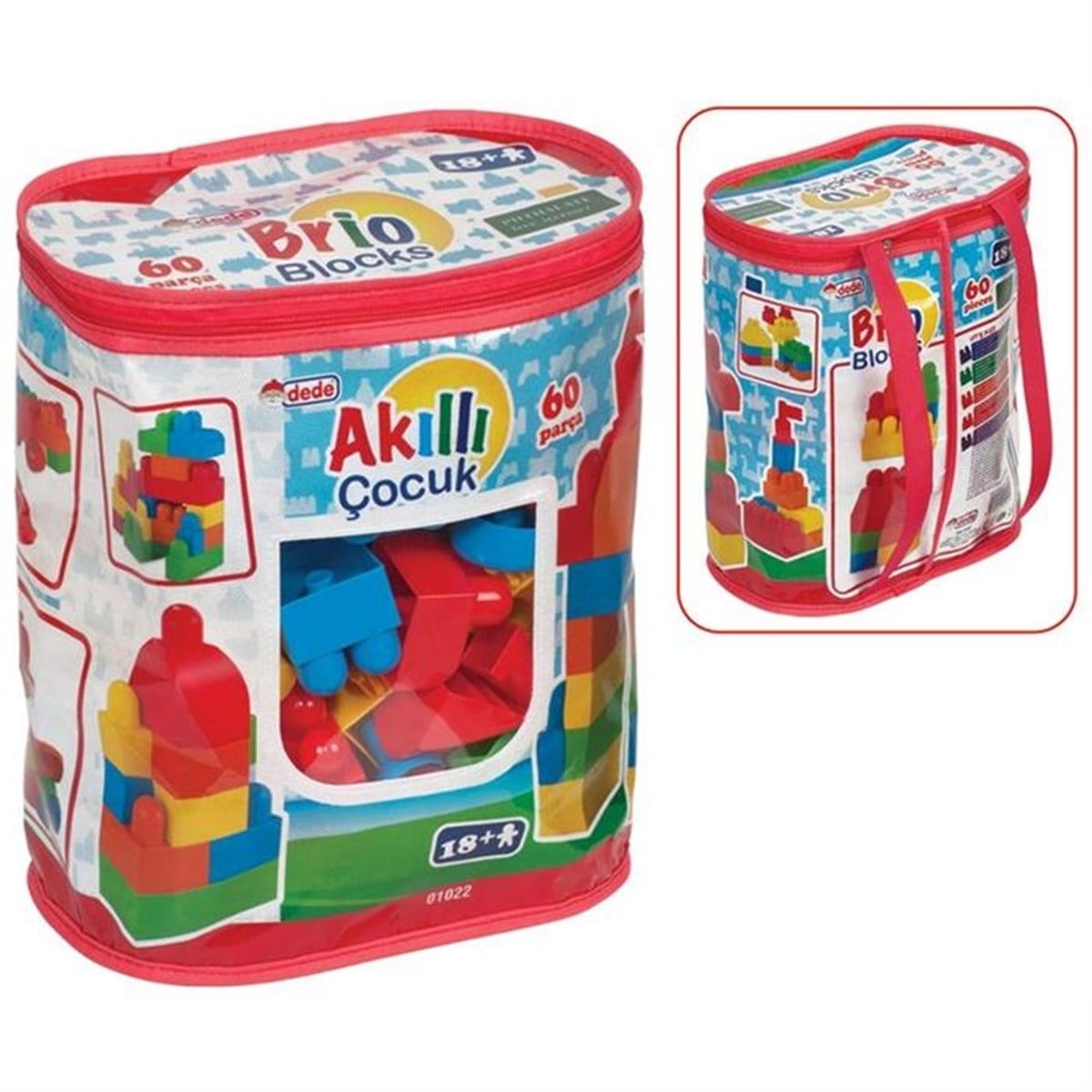 Dede Akıllı Çocuk 60 Parça Lego Seti