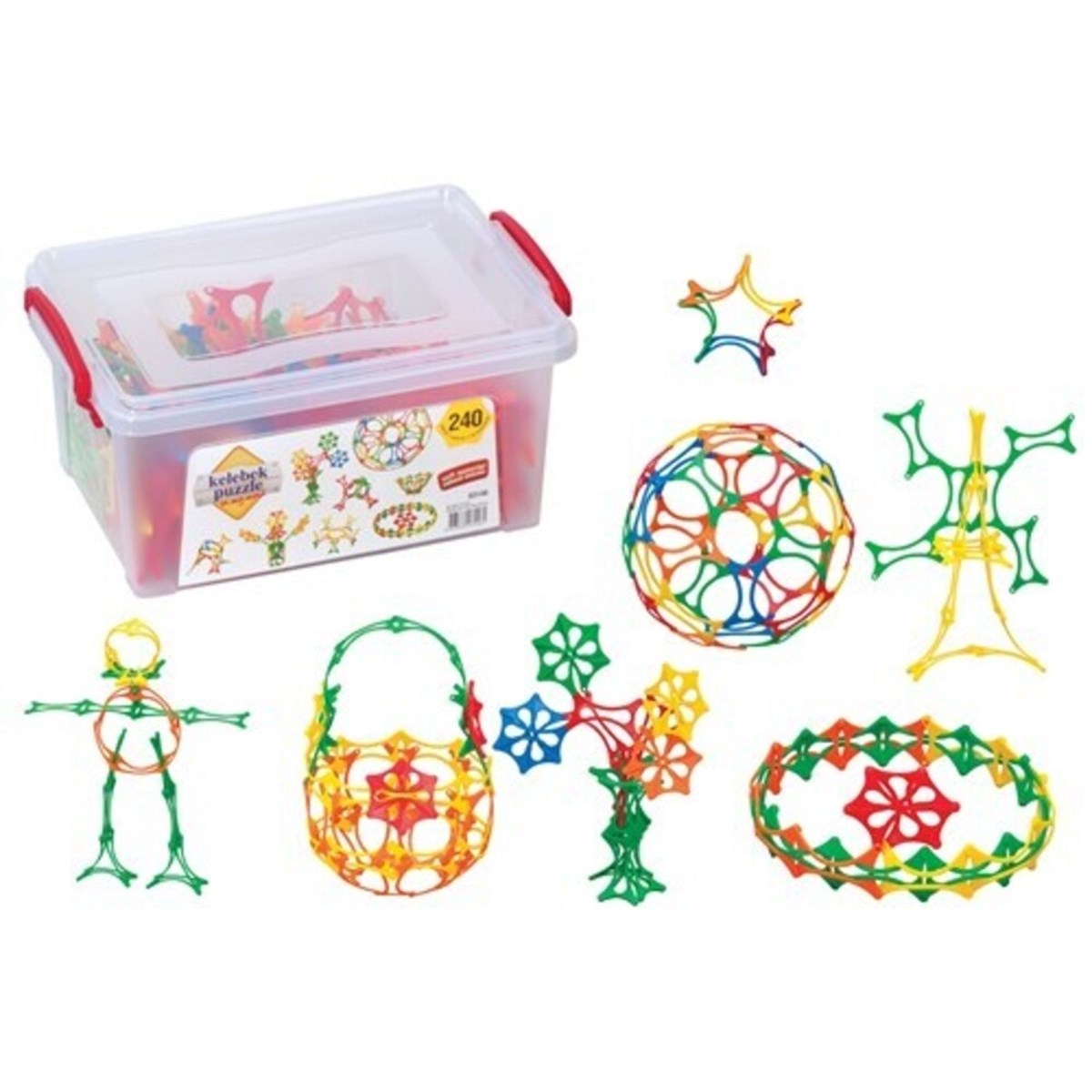 Dede Kelebek Puzzle Küçük Box / 240 Parça