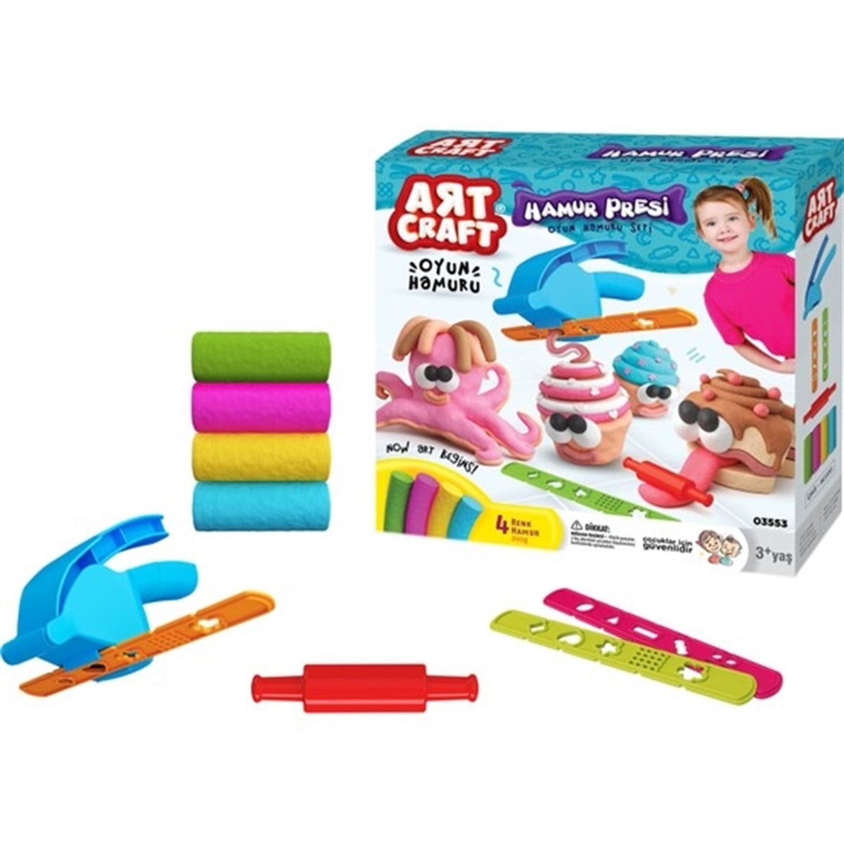 Dede Oyuncak Art Craft El Presi Hamur Set 200 gr