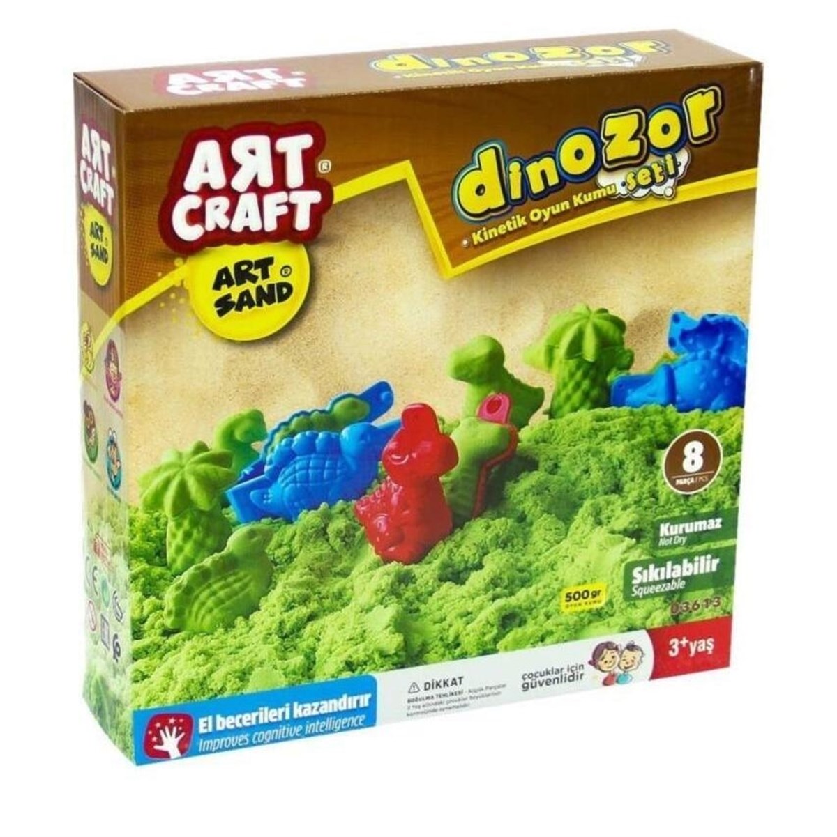 Dede Oyuncak Art Sand Dinozor Kum Seti
