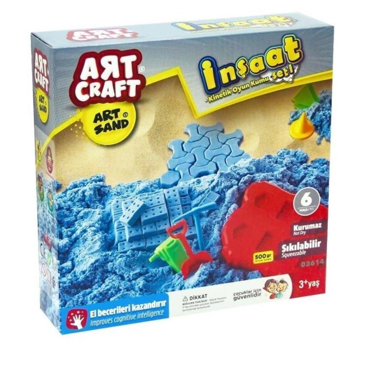 Dede Oyuncak Art Sand İnşaat Kum Seti 500 Gr