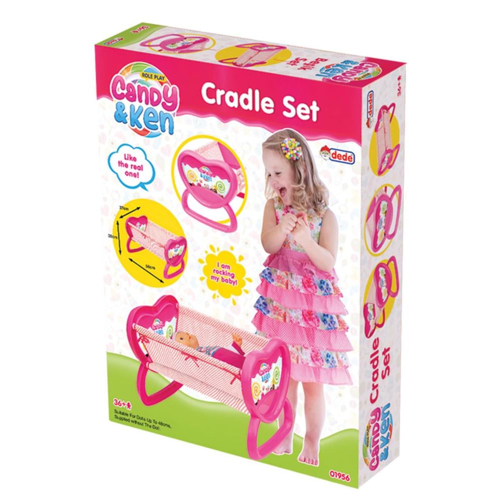 Dede Oyuncak Candy & Ken Oyuncak Plastik Beşik 01956