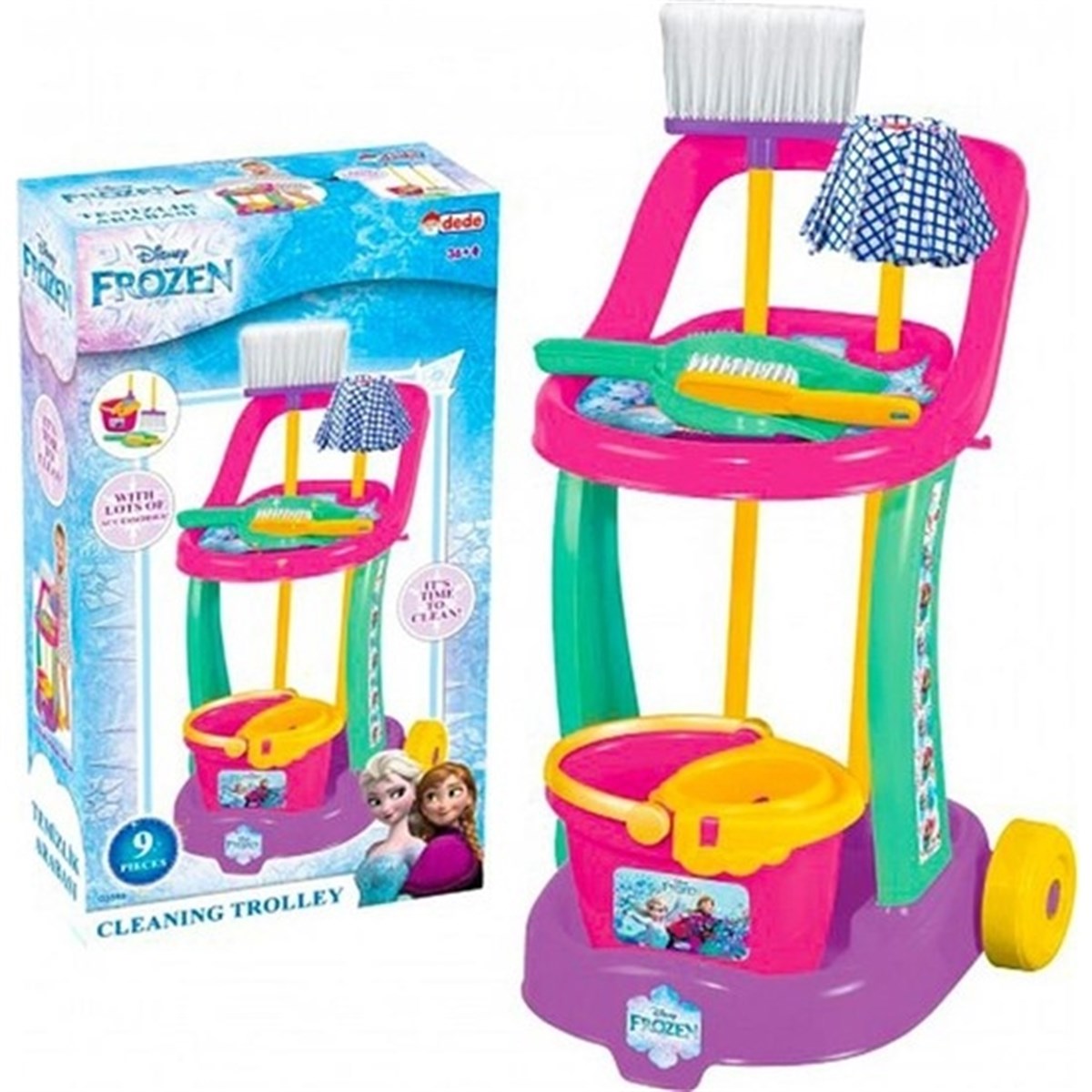 Dede Oyuncak Frozen Temizlik Arabası