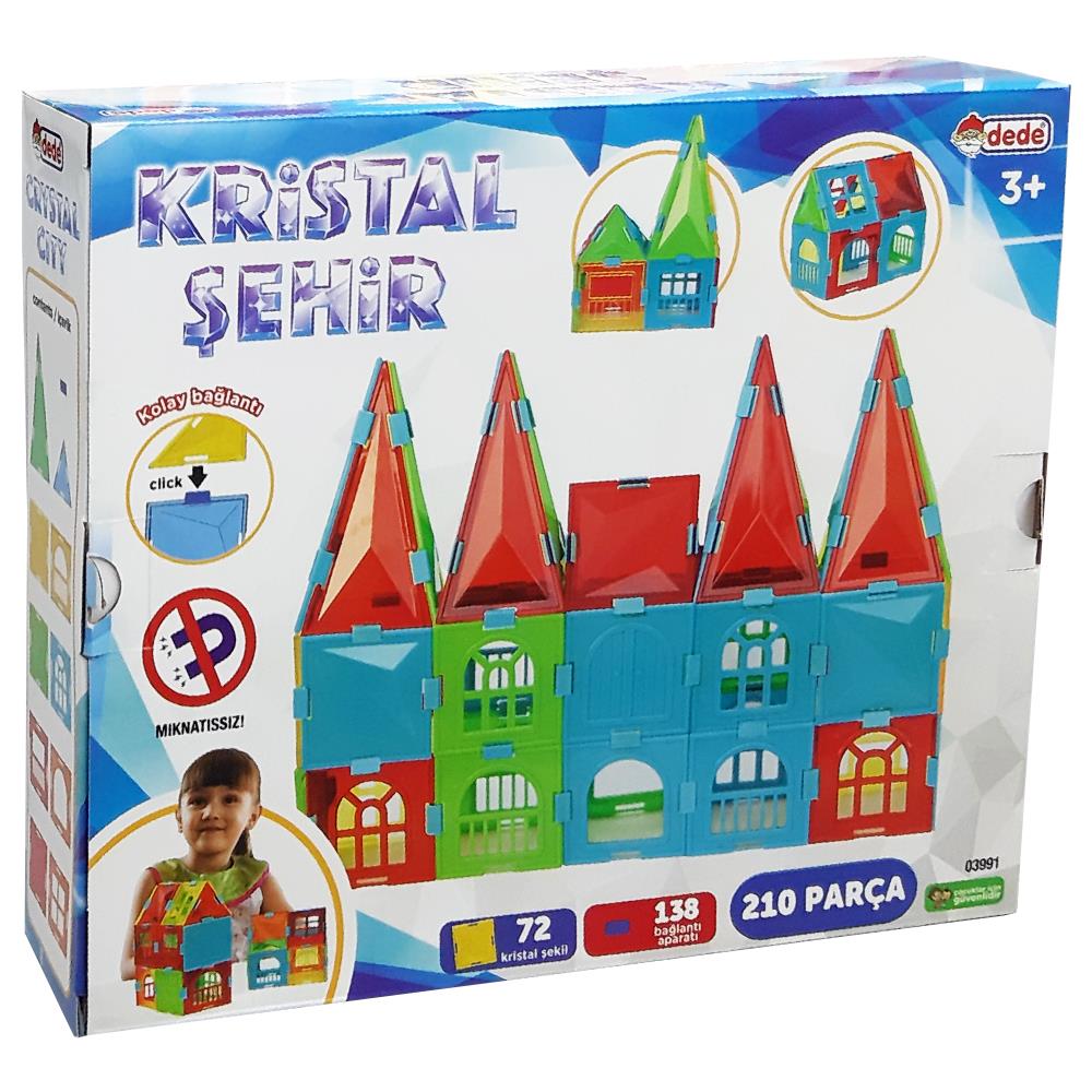 Dede Oyuncak Kristal Şehir 210 Parça 03991
