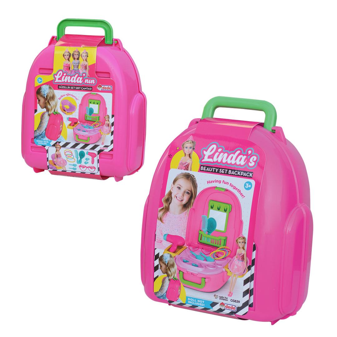 Dede Oyuncak Linda'nın Güzellik Set Sırt Çantası 03839