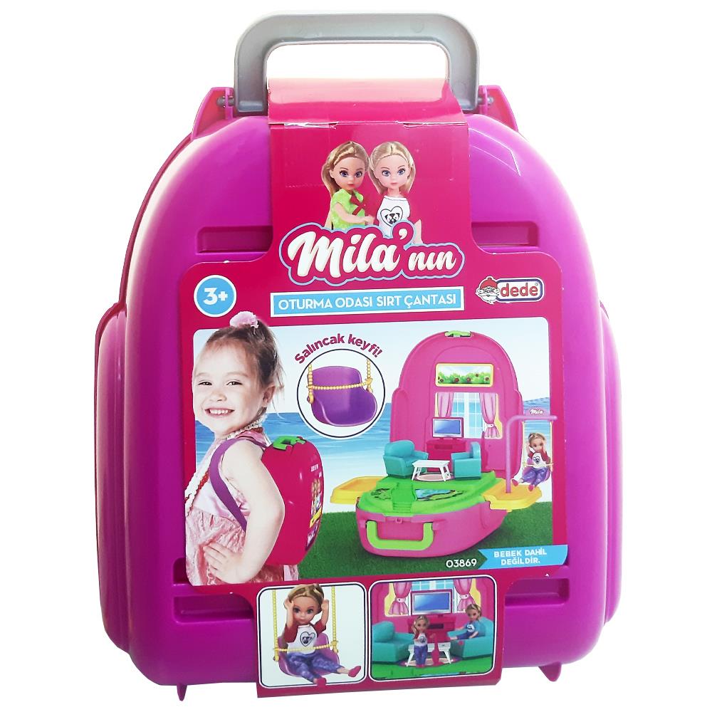 Dede Oyuncak Mila'nın Oturma Odası Sırt Çantası 03869
