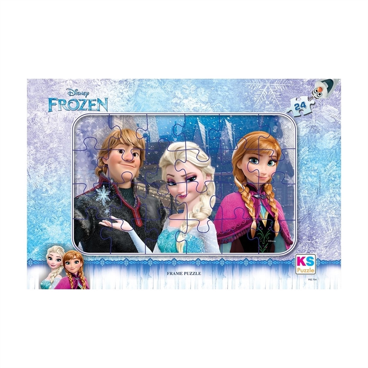 Disney Frozen Frame Puzzle 24 Parça