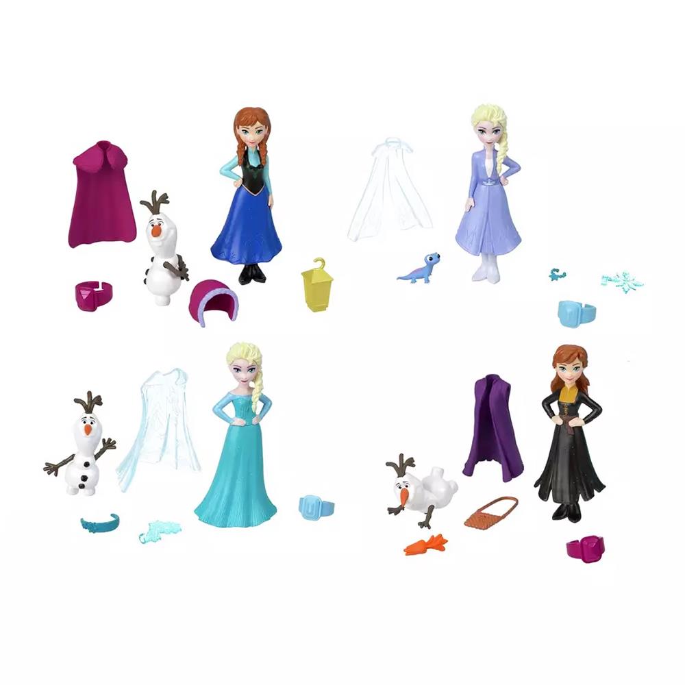 Disney Karlar Ükesi Color Reveal Renk Değiştiren Prenses Bebekler Sürpriz Paket HMB83