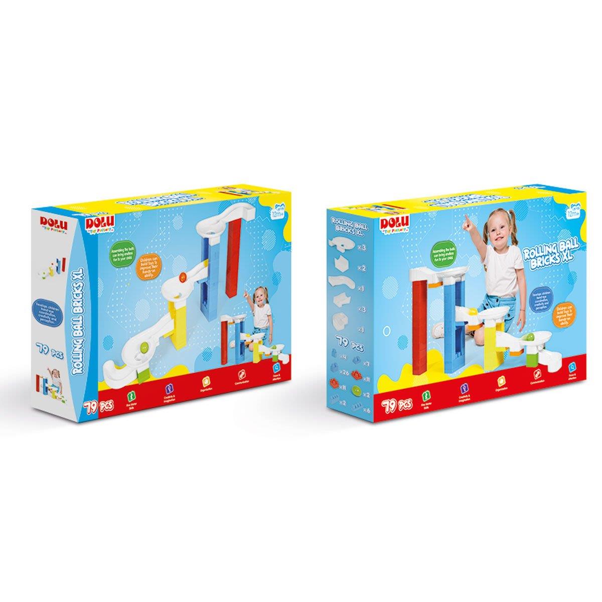Dolu Oyuncak Eğitici Top Yuvarlama Blokları XL 5164