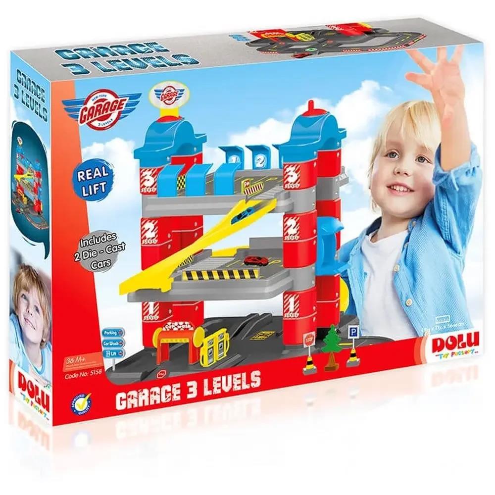 Dolu Oyuncak Garaj 3 Katlı 5158