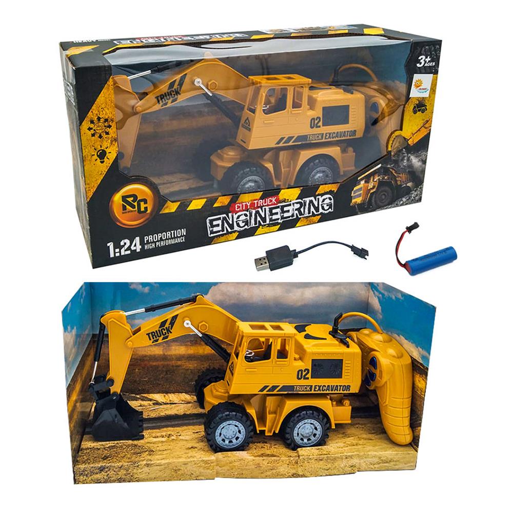 Duman Oyuncak Uzaktan Kumandalı İş Makinesi 1:24 5 Fonksiyonlu DMNHT059