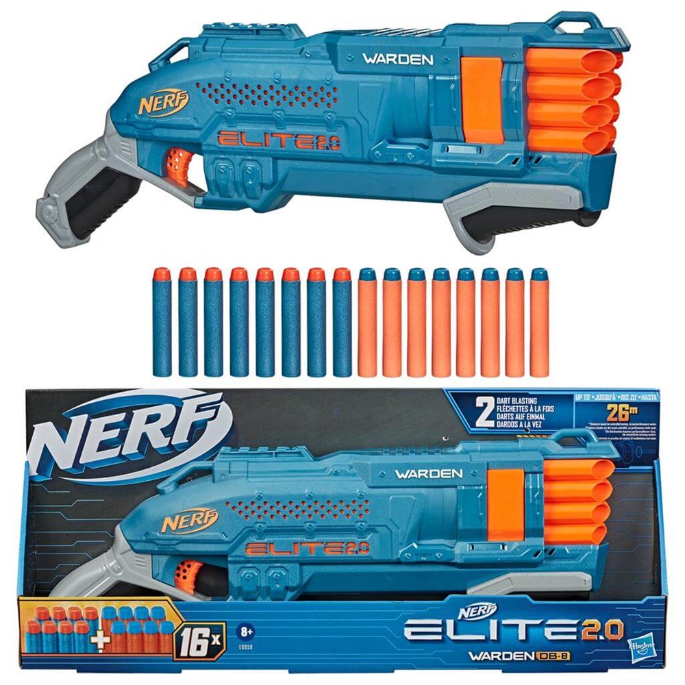 E9959 NERF ELITE 2.0 WARDEN DB 8