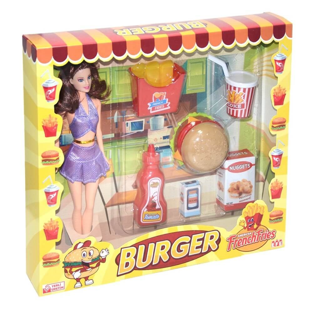 Efe Kutulu Burger Setli Bebeğim 260