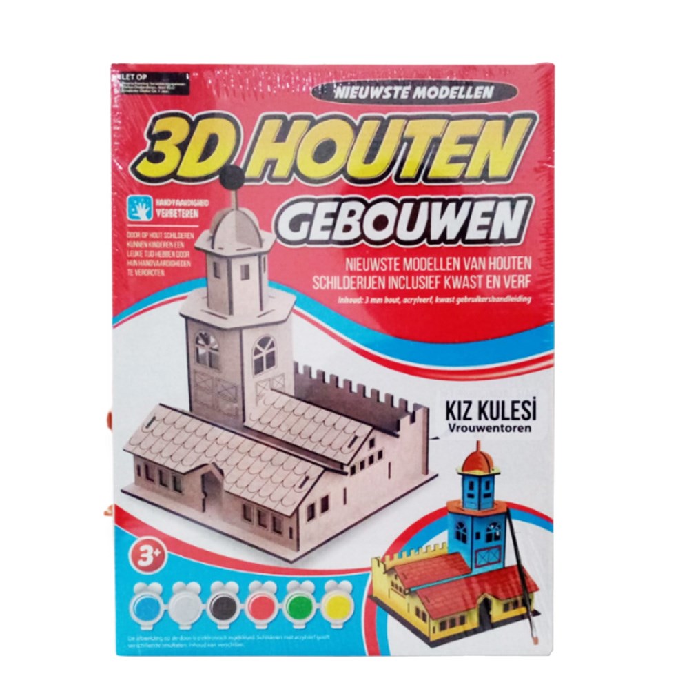 Elvin Oyuncak Maket Boyama 3d Maket
