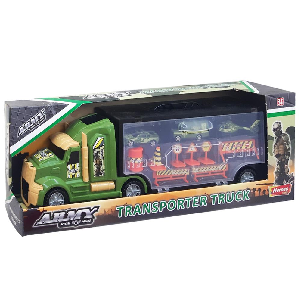 Eren Oyuncak Heroes Çantalı Askeri Taşıyıcı Tır Seti ERN-878
