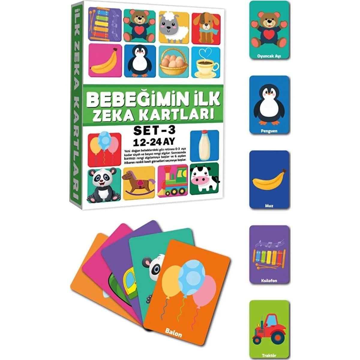 ERKEN EGITIM ZEKA KARTI 12-24 AY SET 3
