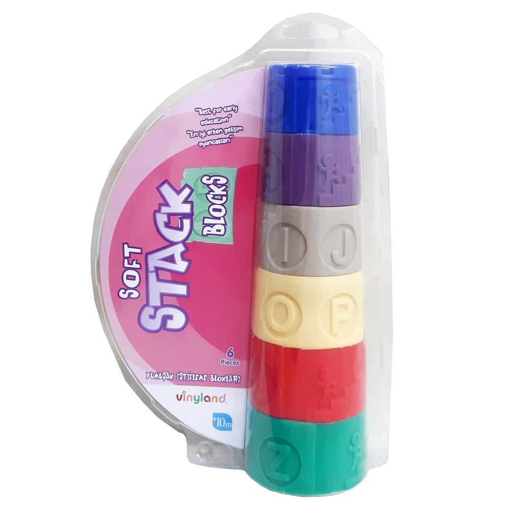 Erpa Oyuncak Soft İstifleme Oyuncak Blokları 6 Lı Set 661570