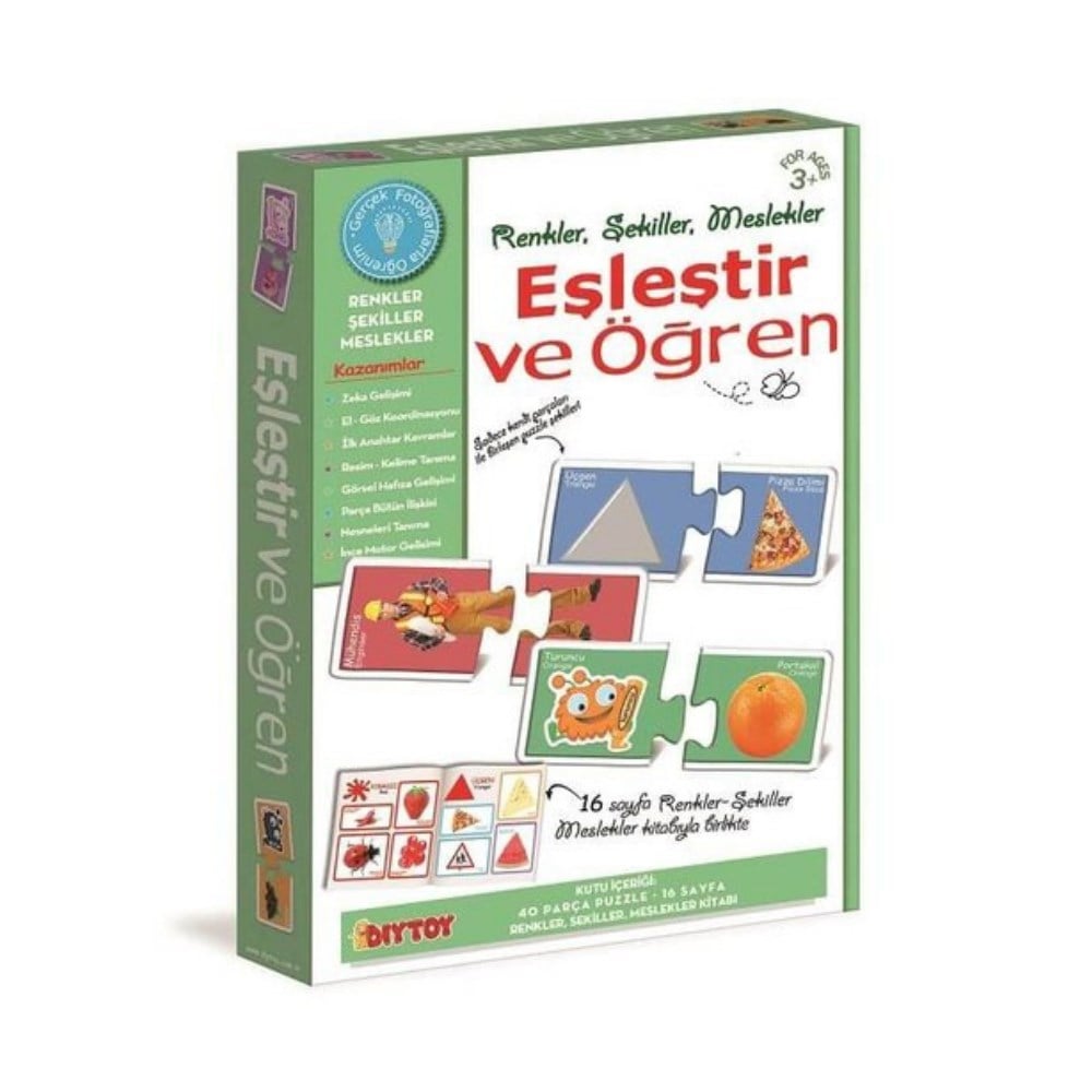 ESLESTIR OGREN MESLEKLER-RENKLER-SEKILLERESLESTIR OGREN MESLEKLER-RENKLER-SEKILLER Fiyatı | Samatlı Toptan Oyuncak - B2B