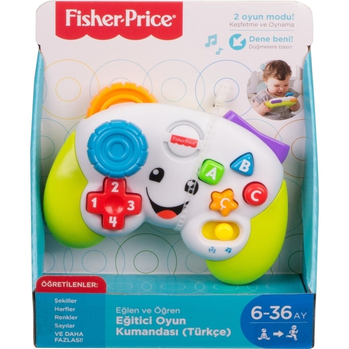 Fisher-Price LnL Eğitici Oyun Kumandası (Türkçe)
