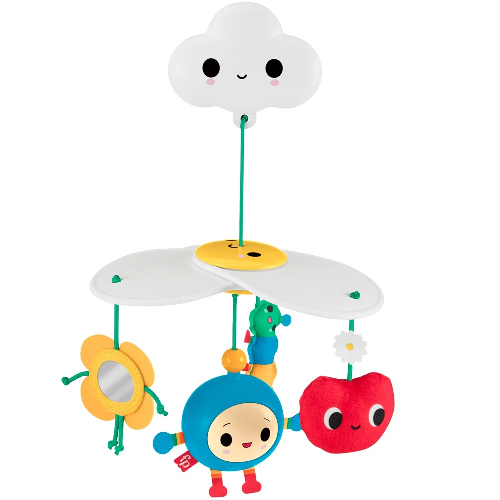 Fisher Price Mutlu Dünya Eğlenceli Bebek Arabası Oyuncağı HBW13