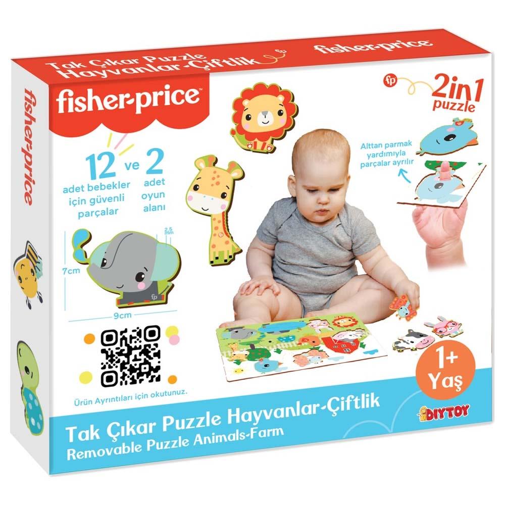 Fisher Price Tak Çıkar Puzzle Hayvanlar FB2755