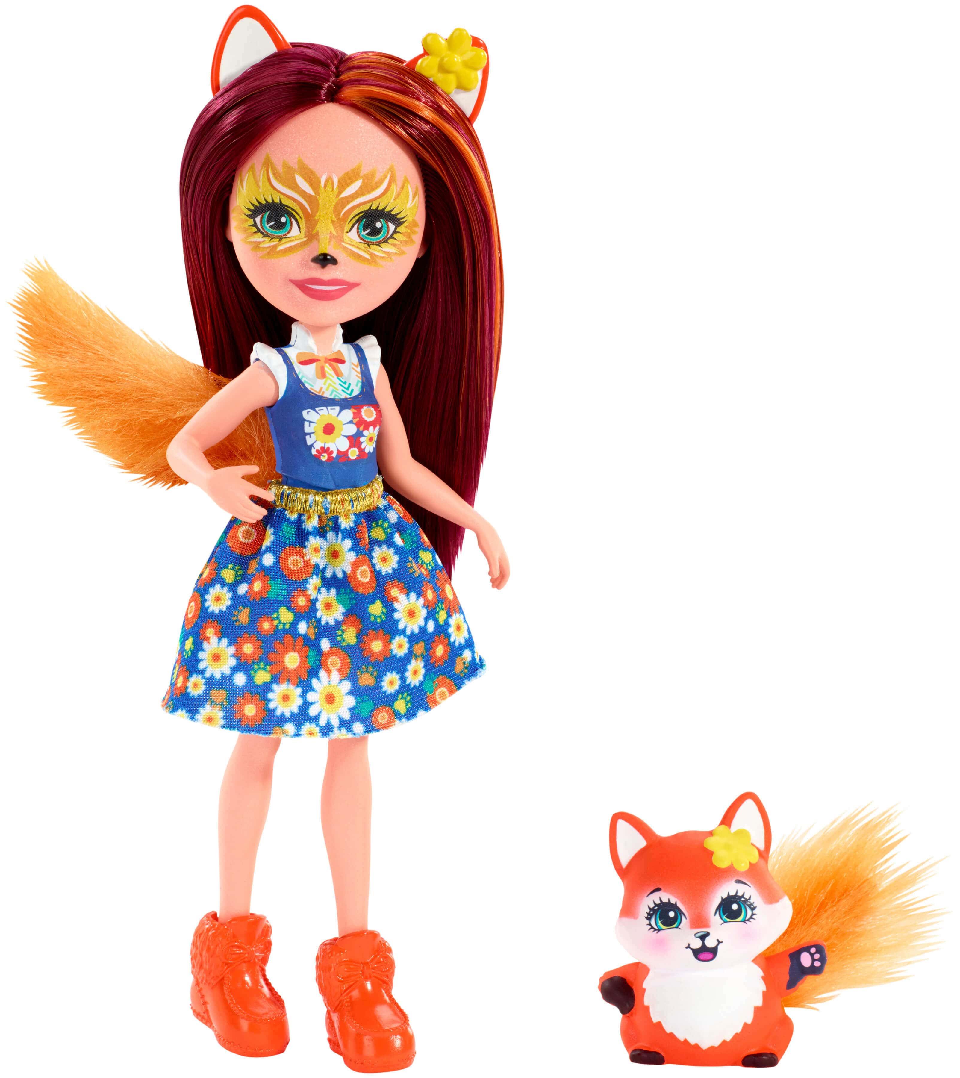 FXM71 ENCHANTIMALS ANA KARAKTER BEBEKLER TILKI FELICITY BEBEK VE FLICK