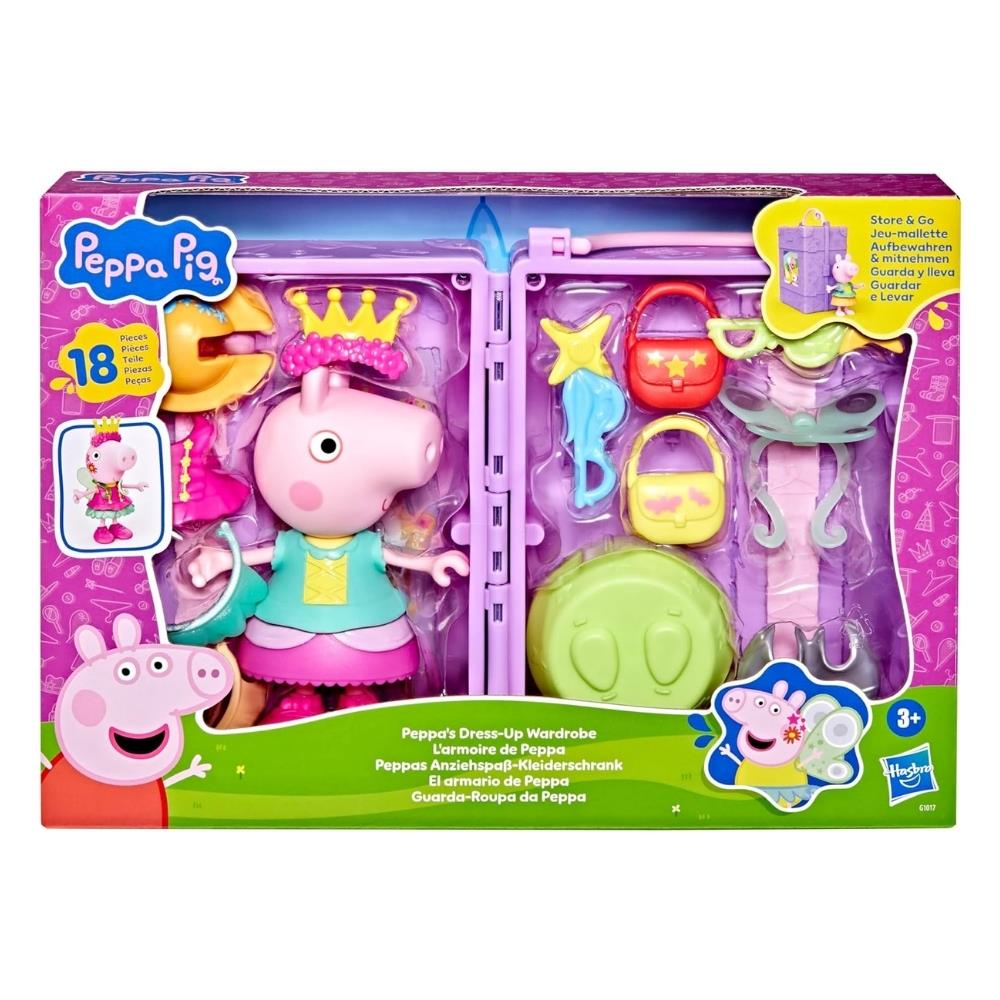 G1017 PEPPA PIG 6 FIGUR VE KIYAFET DOLABI