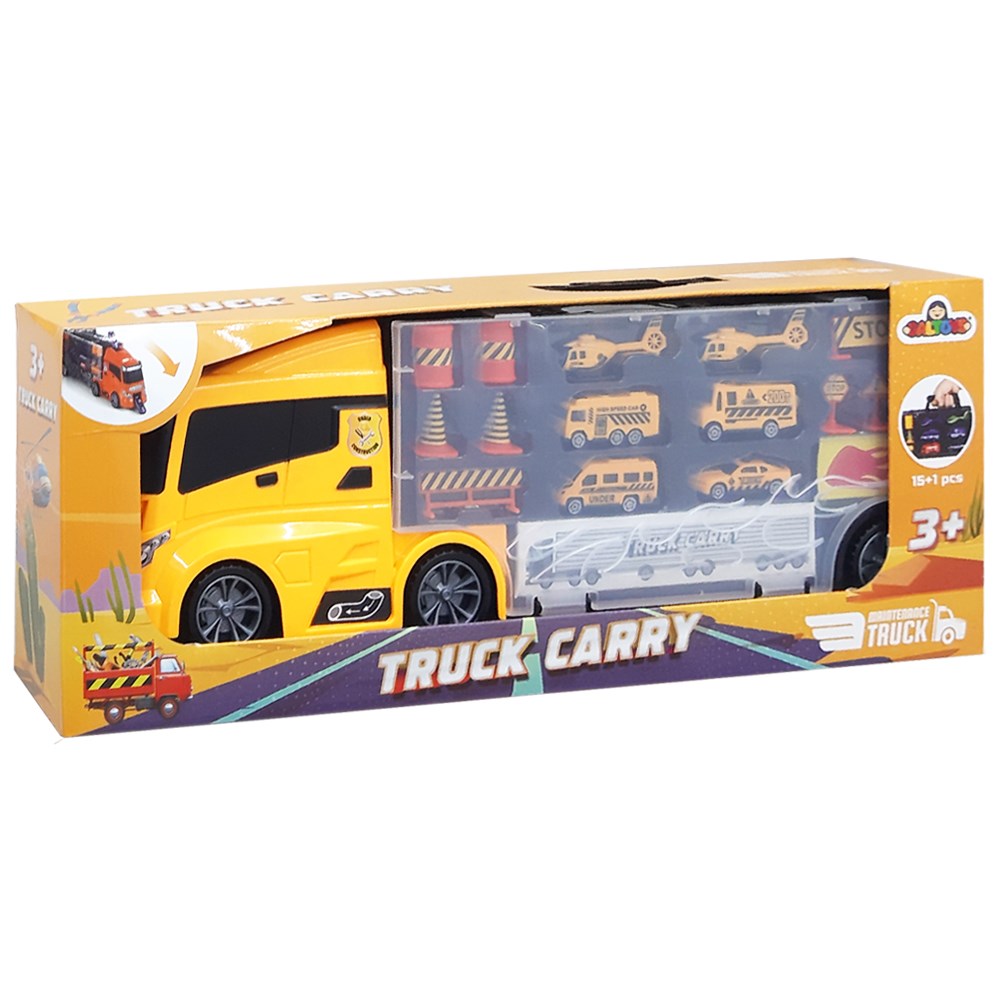 Galtoy Oyuncak İnşaat Taşıyıcı Tır 15 + 1 Parça GLT-E404