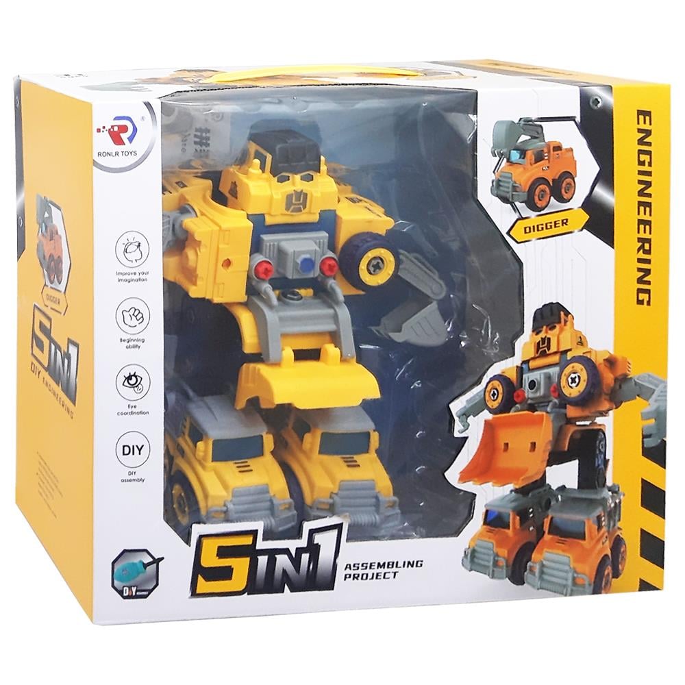 Galtoys Oyuncak İş Makina Sök Tak Robot RL589-11E
