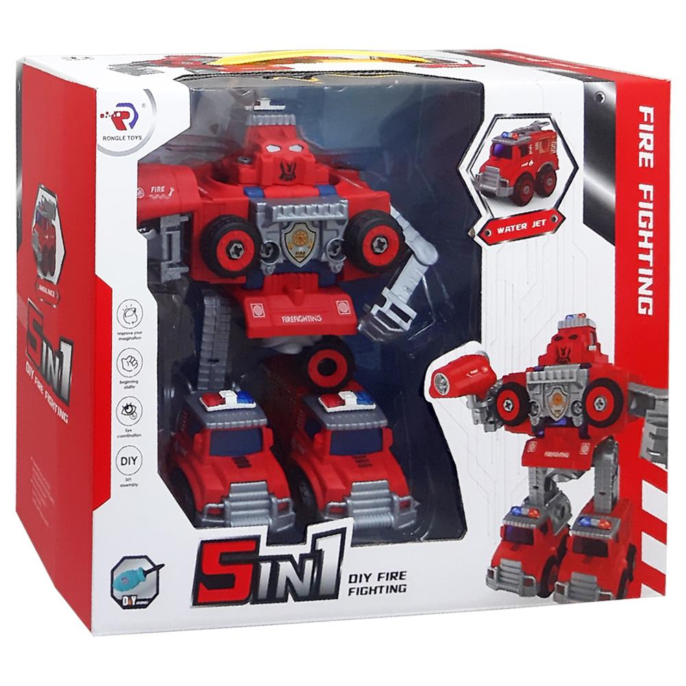 Galtoys Oyuncak İtfaiye Sök Tak Robot RL589-16E