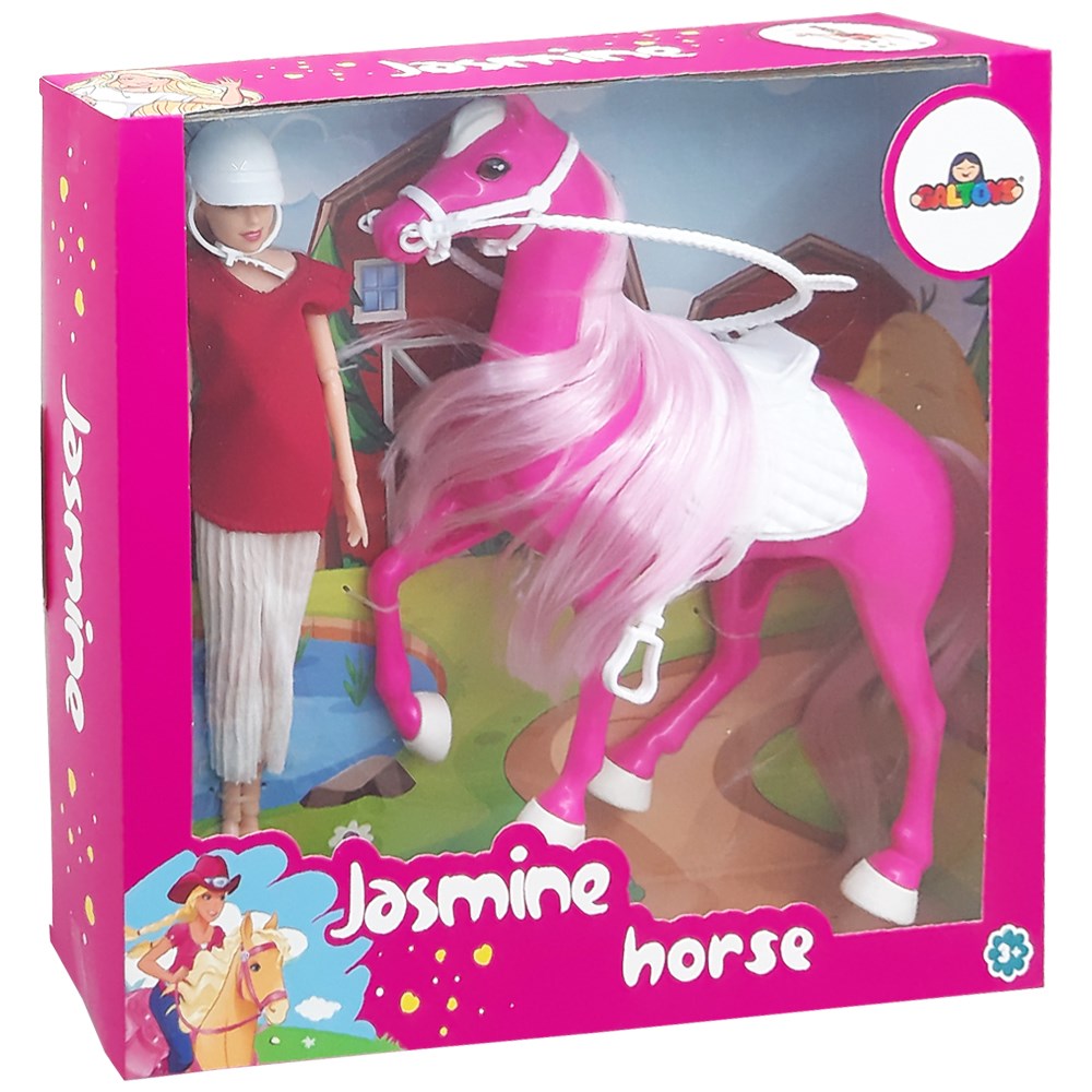 Galtoys Oyuncak Jasmine Horse Bebekli Pembe GLT-E301-A