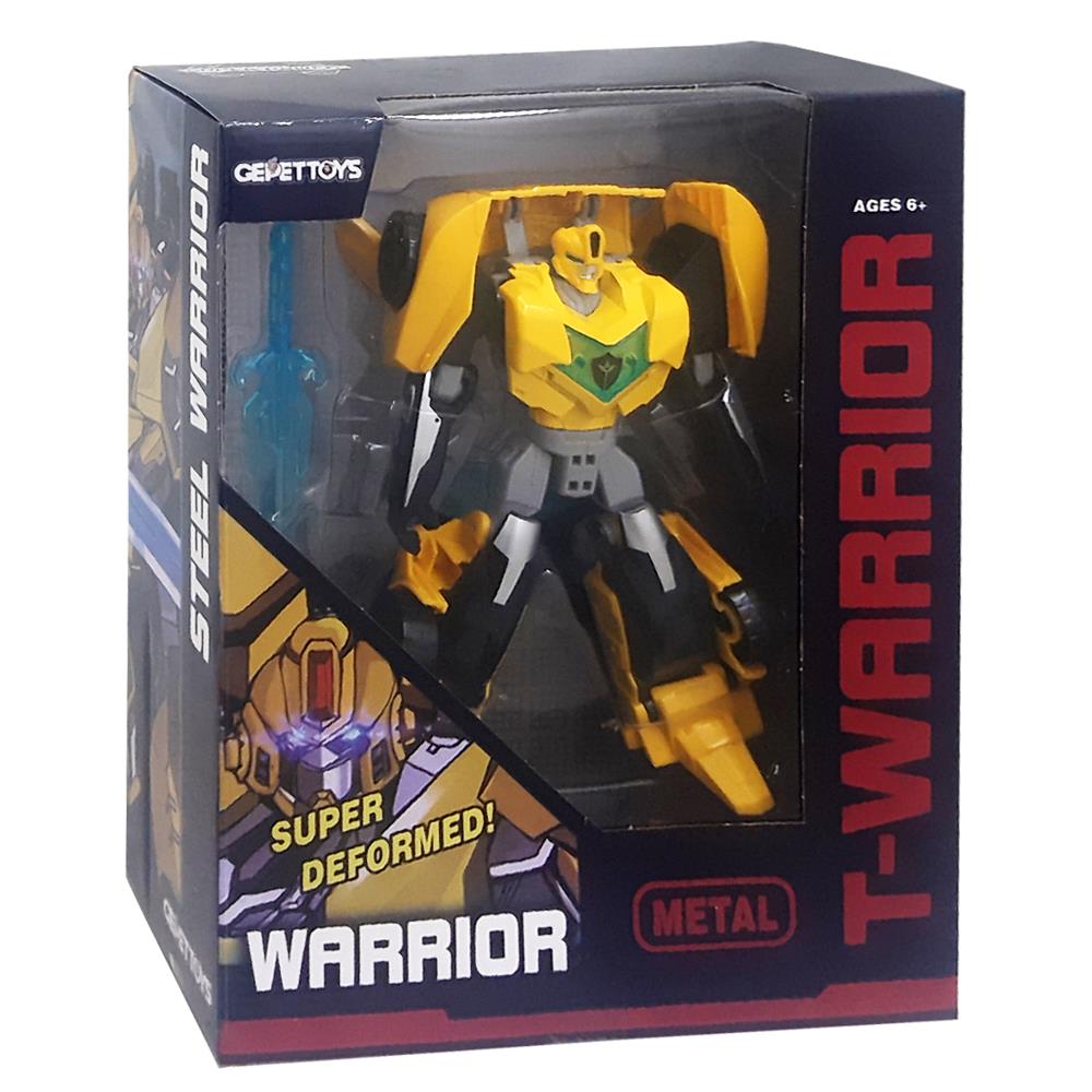 Gepettoys Oyuncak Metal Gövdeli Dönüşebilen Robot LJ1651