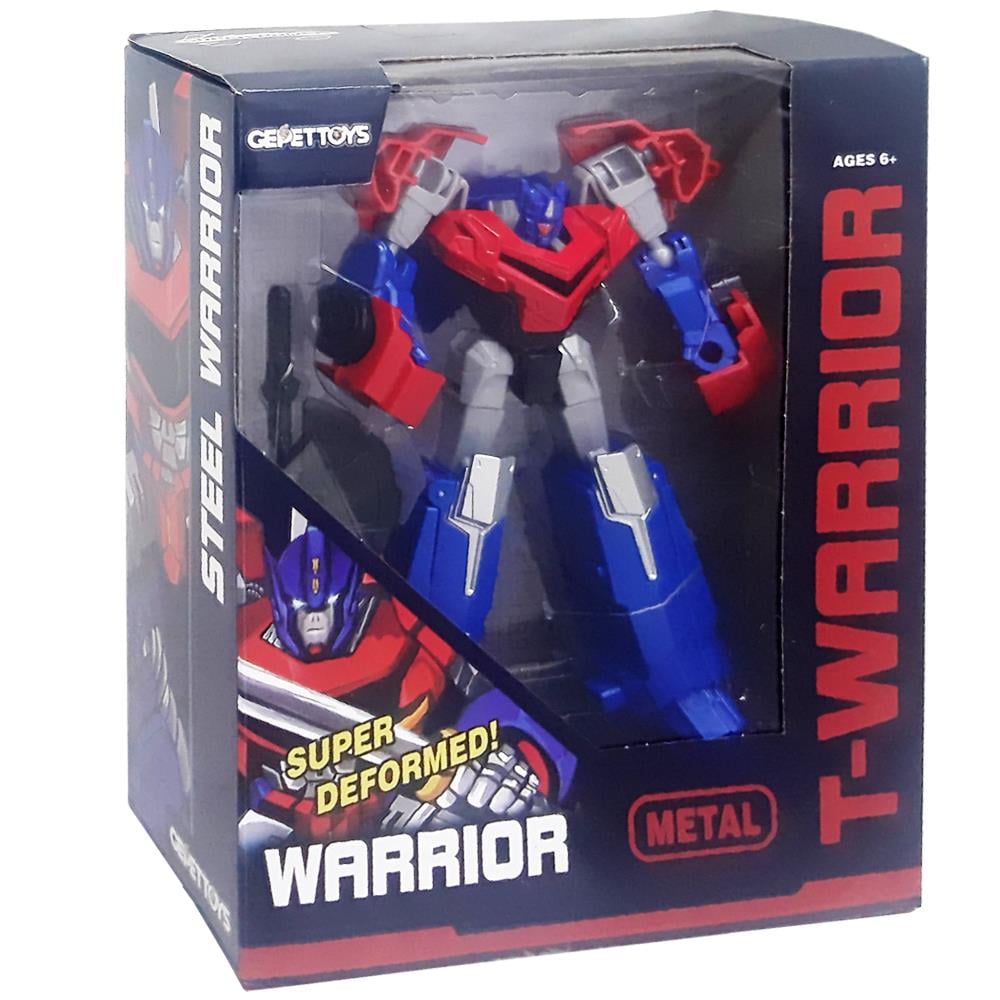 Gepettoys Oyuncak Metal Gövdeli Dönüşebilen Robot LJ1652